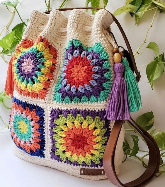 کیف بافتنی زنانه کوچ مدل  TY8-SA1