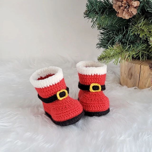 پاپوش بچه مدل کریسمس