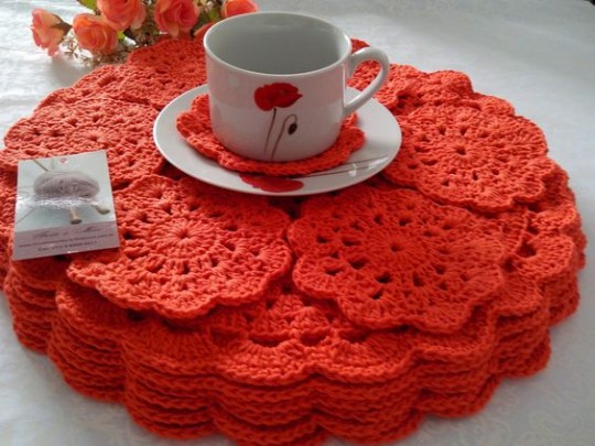 ست زیربشقابی وزیرلیوانی رویال بسته 6عددی