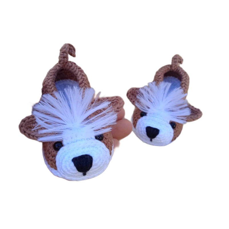 پاپوش بچه پسرانه مدل عروسکی هاپو