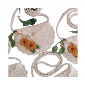 کیف دستی دخترانه مدل آفتابگردان کد 2663