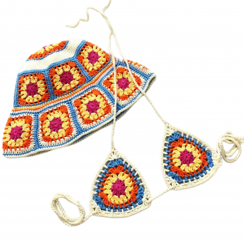 ست شورت و سوتین زنانه با کلاه مدل 203