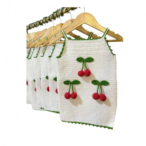 پیراهن قلاب بافی مدل sour cherry