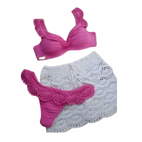 ست بیکینی با دامن مدل Ghj4664