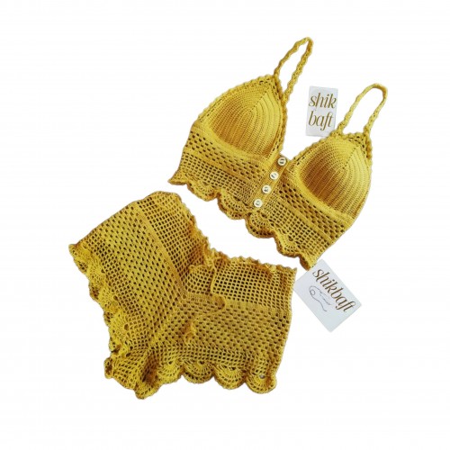 تاب شلوارک زنانه مدل NHF69655