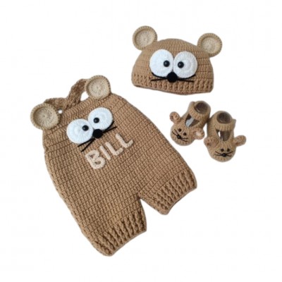 سرهمی نوزادی با کلاه وپاپوش