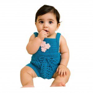 سرهمی نوزادی با پاپوش  کد HR35