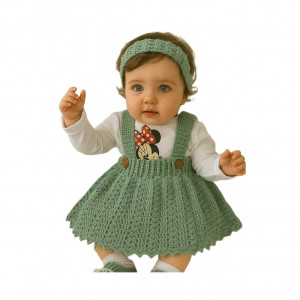 سارافون دخترانه نوزادی کد VNB45