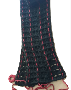 شال دخترانه بافتنی