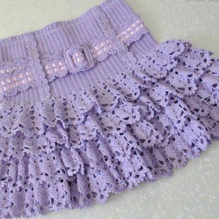 دامن قلاب بافی