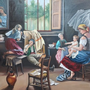 تابلو نقاشی کلاسیک کدFT