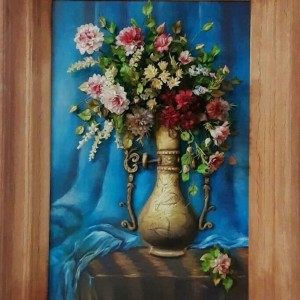 تابلو نقاشی گل چینی کدFH33