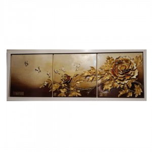 تابلو نقاشی مدرن گل برجسته