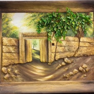 تابلو نقاشی نقش برجسته کدVY453