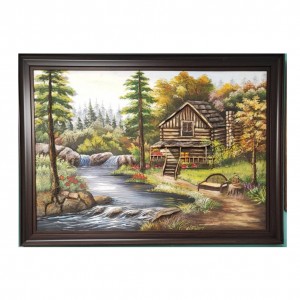 تابلو نقاشی منظره نقش برجسته کدGBV546