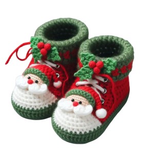 نیم بوت بچه گانه بابا نوئل کد25GHF