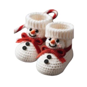 نیم بوت بچه گانه آدم برفی کد2GKUAF