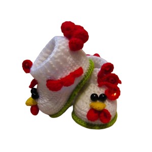 نیم بوت بچه گانه عروسکی خروس  کدGCBN54