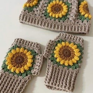 کلاه قلاب بافی زنانه