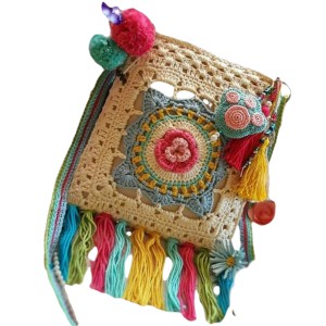 کیف سنتی قلاب بافی کد۵۴۶CB