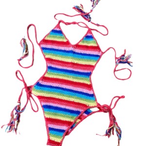 مایوبچه گانه طرح رنگین