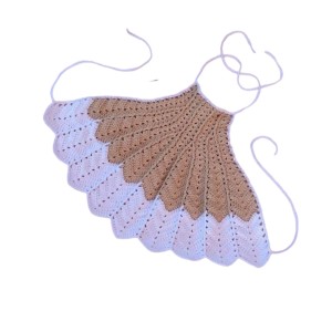 کراپ دخترانه قلاب بافی کدA11G