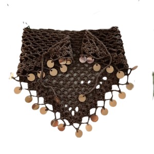 مینی اسکارف  قلاب بافی کد FS33