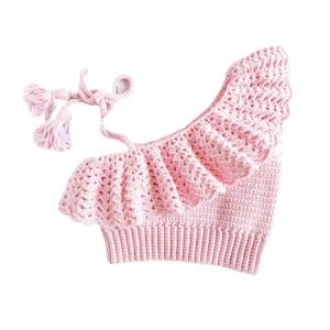 کراپ بچه گانه مدل قلاب بافی کدEE1D