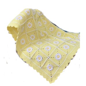 پتو نوزادی مدل قلاب بافی کدPI5