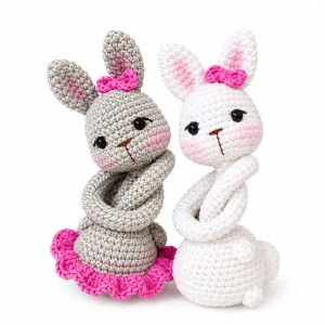 عروسک گردن دراز قلاب بافی کدF3