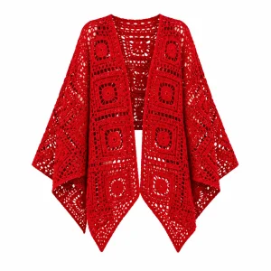 شنل قلاب بافی زنانه کدZ46u
