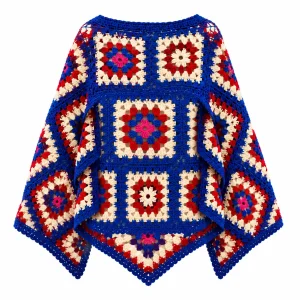 شنل قلاب بافی زنانه کدFCt
