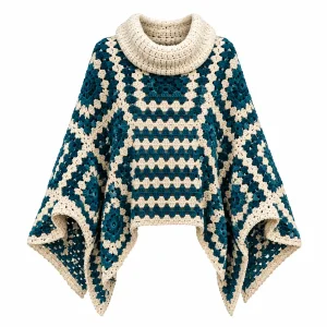 شنل قلاب بافی زنانه کدFt