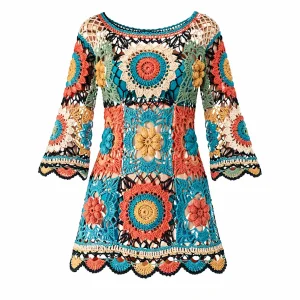 شومیز قلاب‌بافی  زنانه کدE3