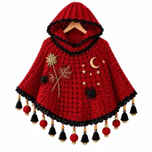 شنل بچه گانه کلاهدار کدPF3
