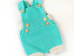 سرهمی نوزادی بافتنی مدل  SS-HH