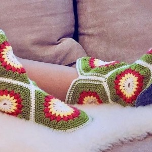 نیم بوت بافتنی زنانهSidra مدل j-iiJ