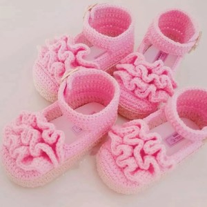 پاپوش نوزادی دخترانه مدلsinaraکد 052