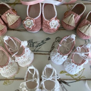 پاپوش نوزادی دخترانه مدلsinaraکد 0099