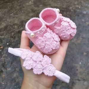 پاپوش نوزادی دخترانه باتل مدلsinaraکدvc12