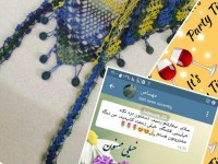 دستمال گردن قلاب بافی