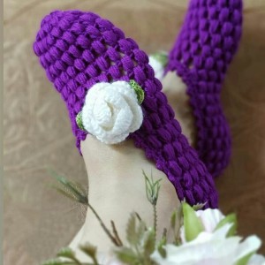 پاپوش بافتنی زنانه sindra مدل B5I-ER5