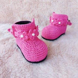 پاپوش نوزادی دخترانه مدل ankle boots 30.01