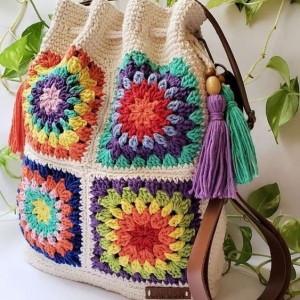 کیف بافتنی زنانه کوچ مدل TY8-SA1