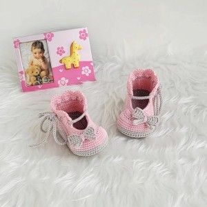 پاپوش کودک دخترانه مدل لواپ bR01