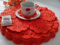 ست زیربشقابی وزیرلیوانی رویال بسته 6عددی