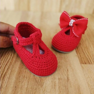 پاپوش نوزادی  دخترانه مدل 052  bow tie