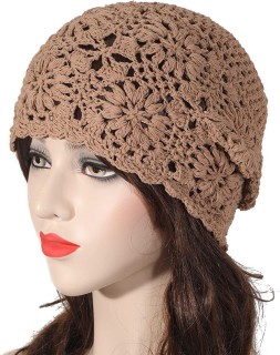 کلاه قلاب بافی زنانه کدD45