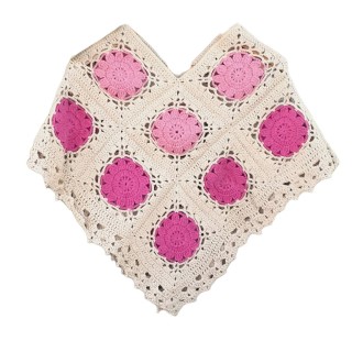 پانچو قلاب بافی بچه گانه کد DTC43