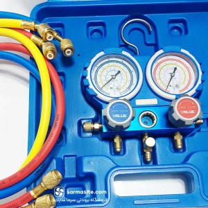گیج منیفولد دوقلوی ولیو مدل VMG-2-R22-B گاز R22
